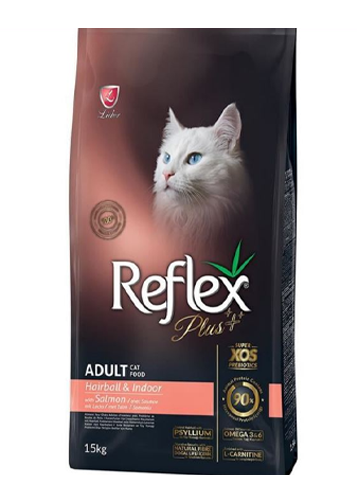 Reflex Plus Somonlu Hairball Yetişkin Kedi Maması 15 kg