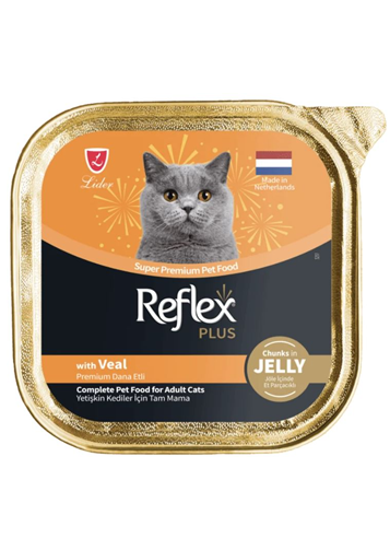 Reflex Plus Jöleli Dana Etli Kedi Konservesi 85 GR