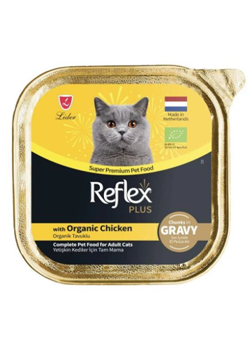 Reflex Plus AluTray Soslu Tavuklu Yetişkin Kedi Maması 85 g