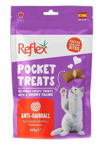 Reflex Tüy Yumağı Kontrolü Kedi Ödül Maması 60 Gr