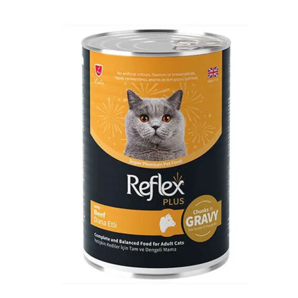 Reflex Plus Loaf Biftekli Yetişkin Kedi Konservesi 400 Gr